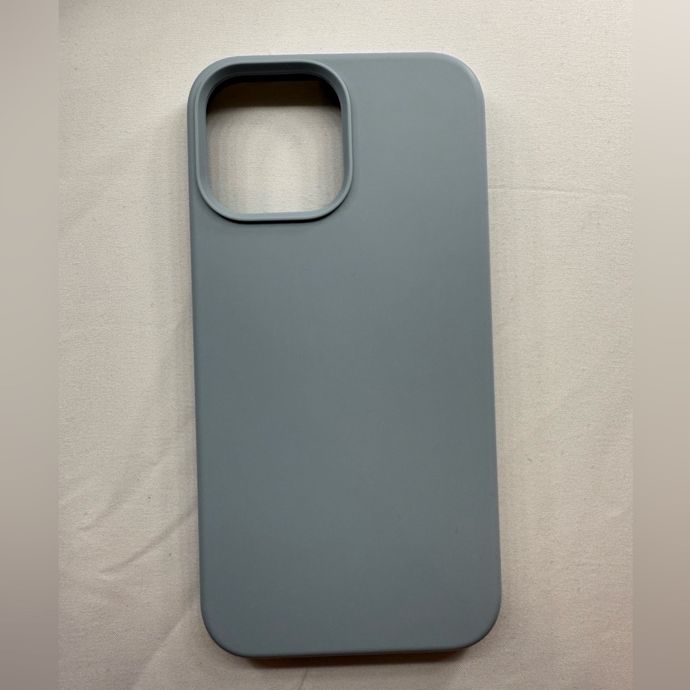 Baby Blue IPhone 13 Pro Max Silicone MagSafe Case
